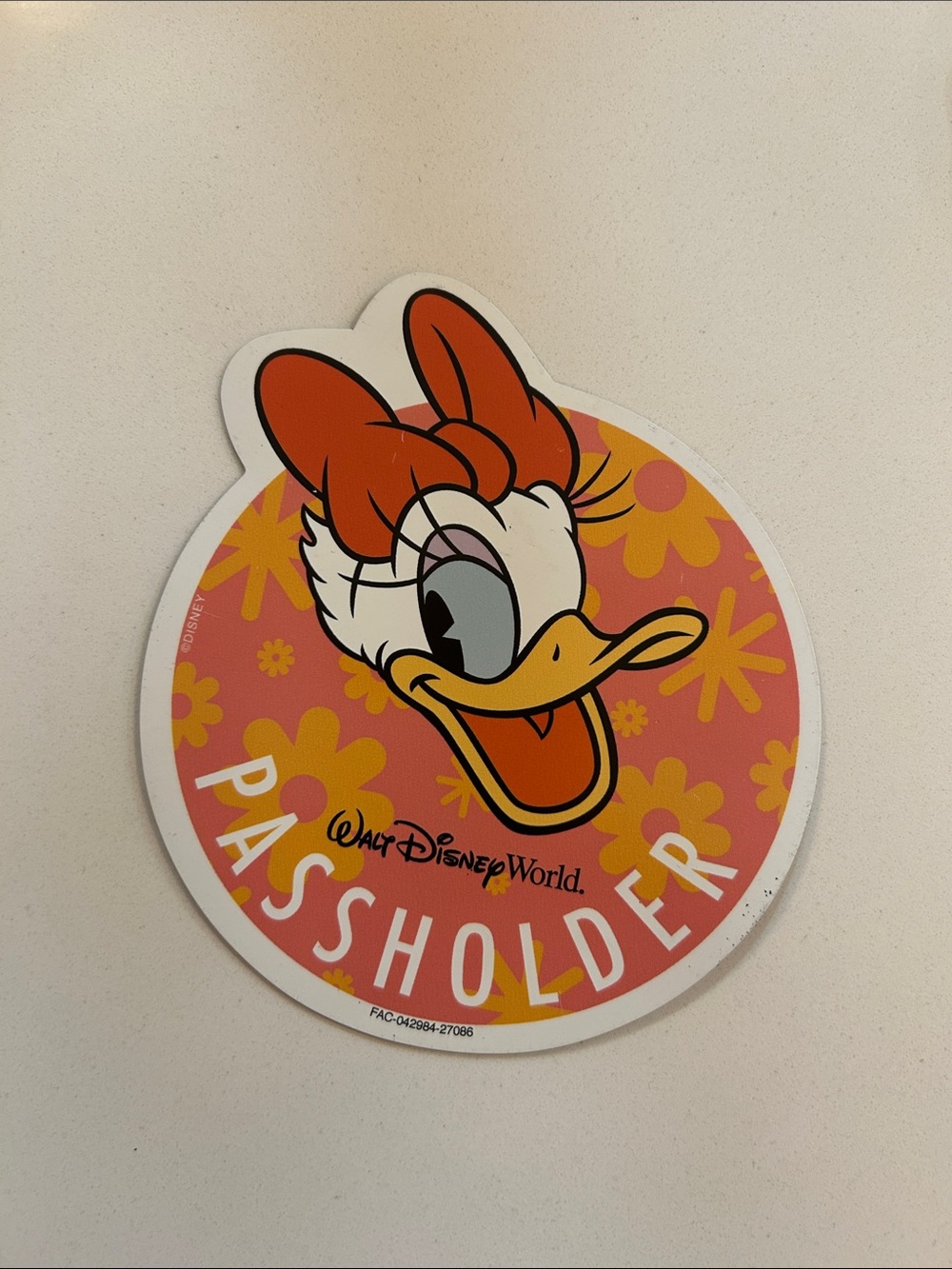 Disney Daisy Passholder Magnet